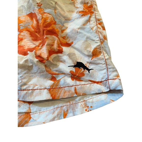 Tommy Bahama Relax Swim Trunks Mens XL Hawaiian Floral Mesh Lined Pockets - Picture 3 of 6